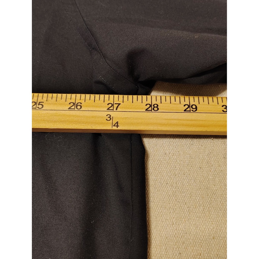 Stafford Performance Men Black Dress Shirt Big 19 34-35 The Super Shirt Cotton S - Picture 5 of 9